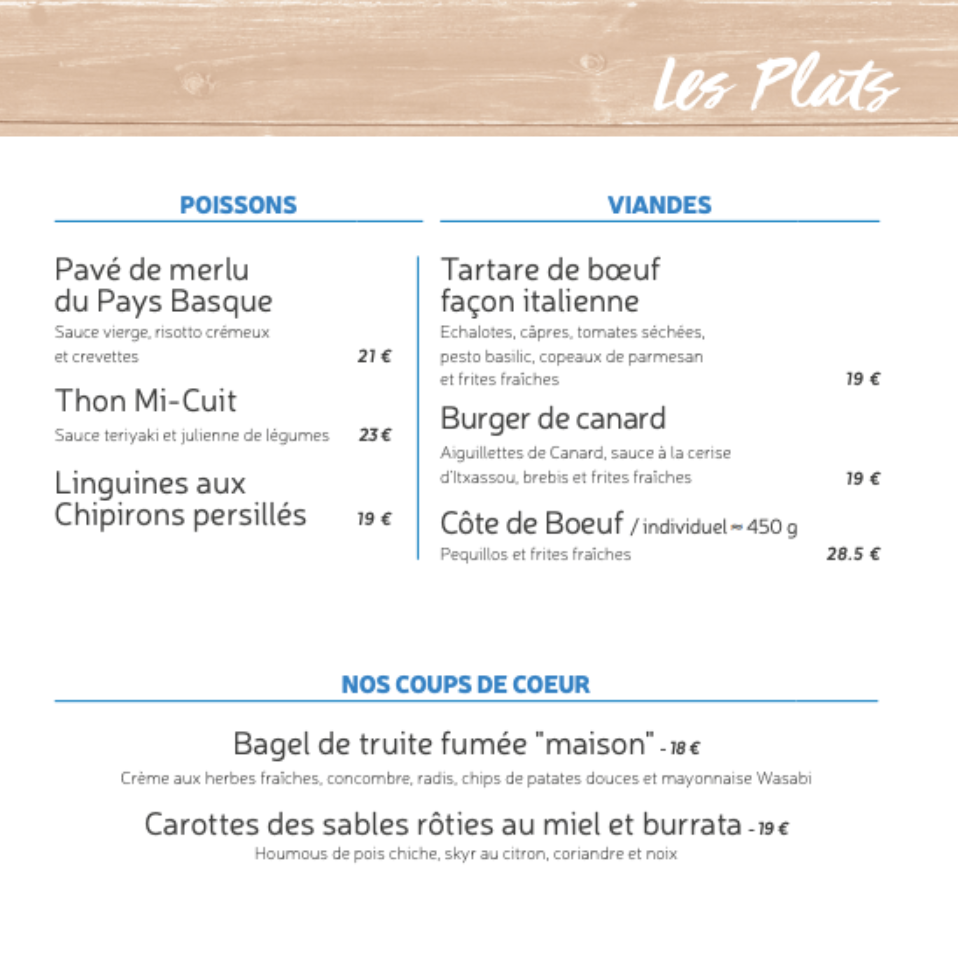 3 carte des plats