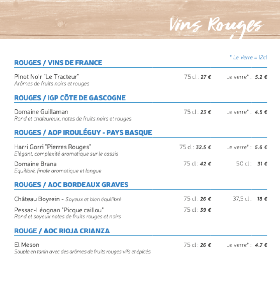 7 carte des plats
